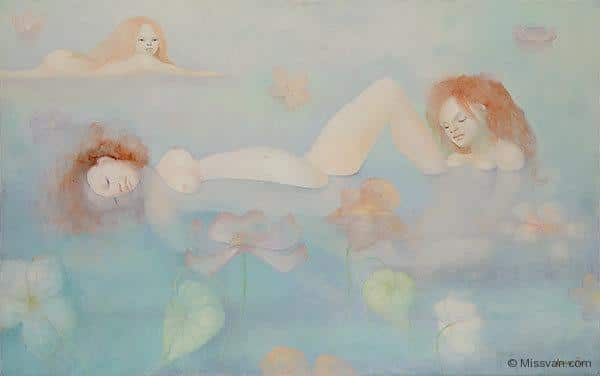 Leonor Fini—Les Baigneuses 1972