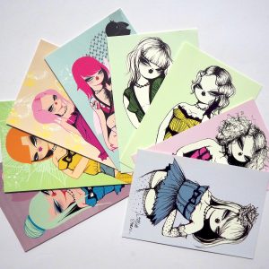 Oldies Postcard Set 02 - by Miss Van