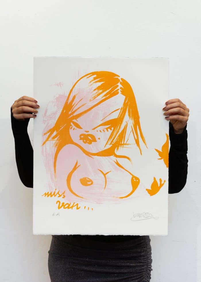 Oldie Screenprint (III) - Miss Van