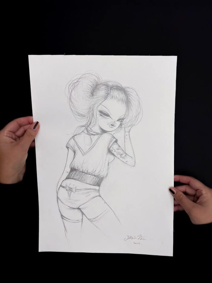 Original Drawing by Miss Van