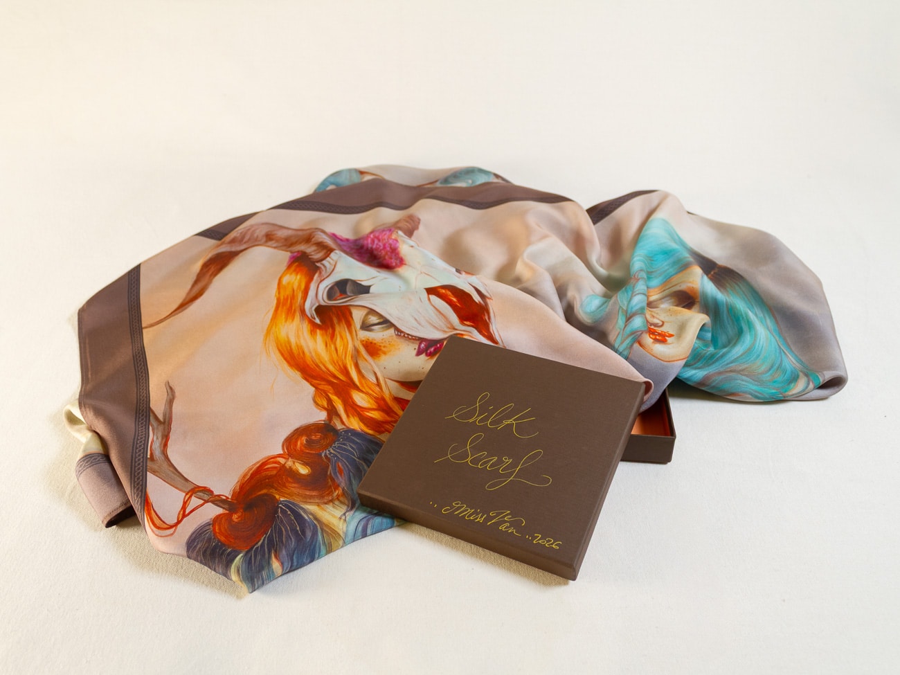 Muses Silk Scaf – Miss Van 2026 Muses Silk Scaf - Miss Van 2026