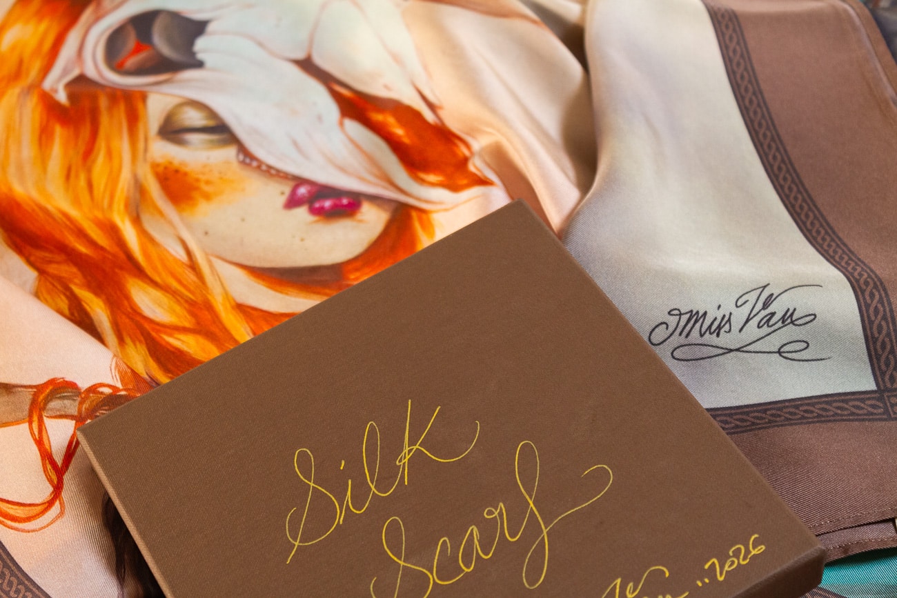 Muses Silk Scaf – Miss Van 2026 Muses Silk Scaf - Miss Van 2026