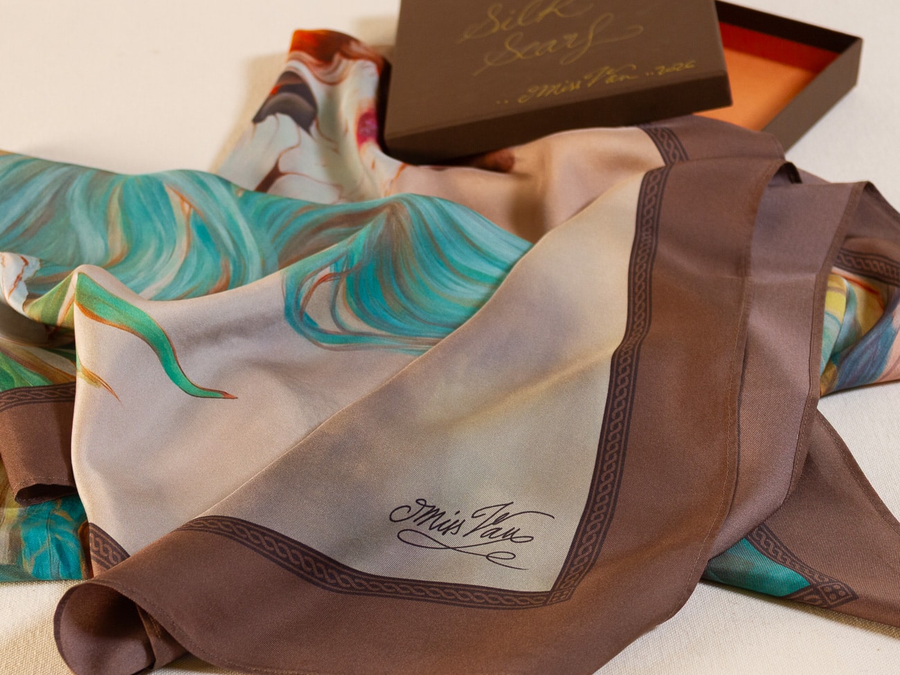 Muses Silk Scaf – Miss Van 2026 Muses Silk Scaf - Miss Van 2026