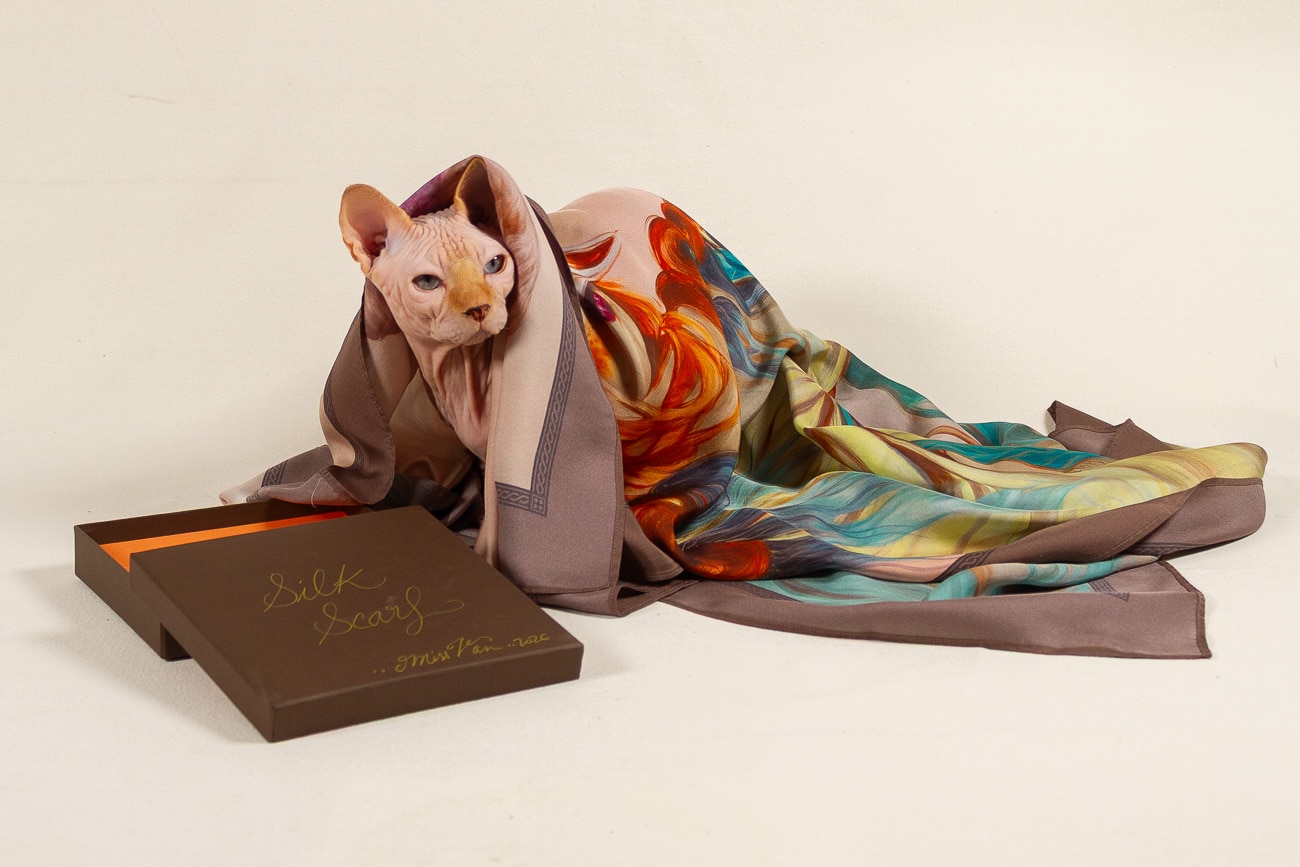 Muses Silk Scaf – Miss Van 2026 Muses Silk Scaf - Miss Van 2026