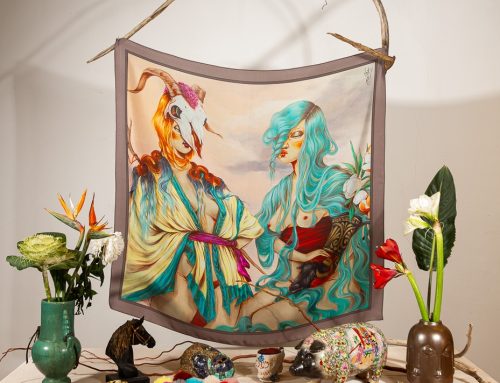 “Muses” New Silk Scarf