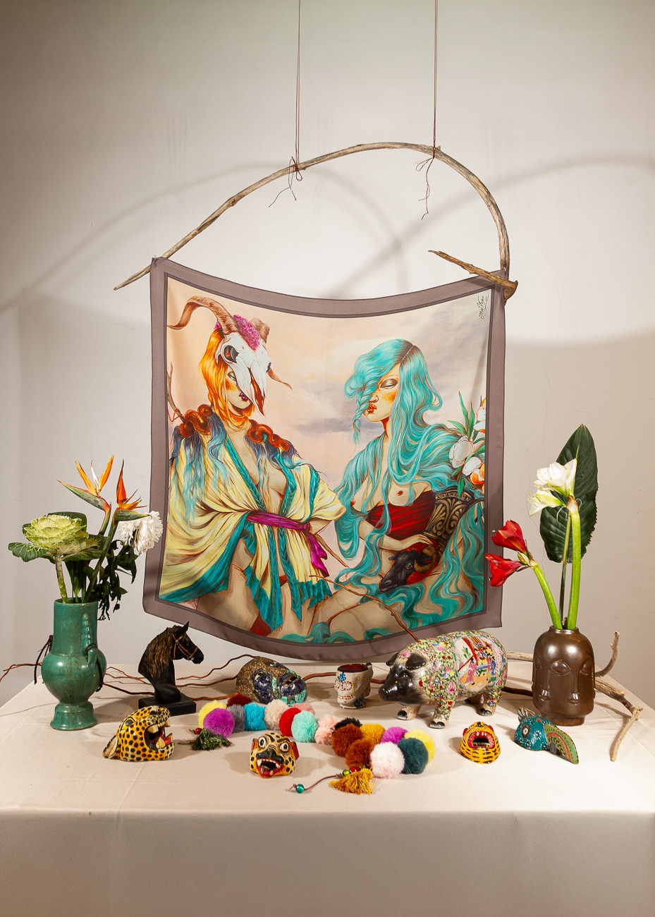 Muses Silk Scaf - Miss Van 2026